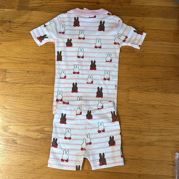 NWT Hanna Andersson Miffy Short Sleeve and Short Set Size 3! - Picture 3 of 3